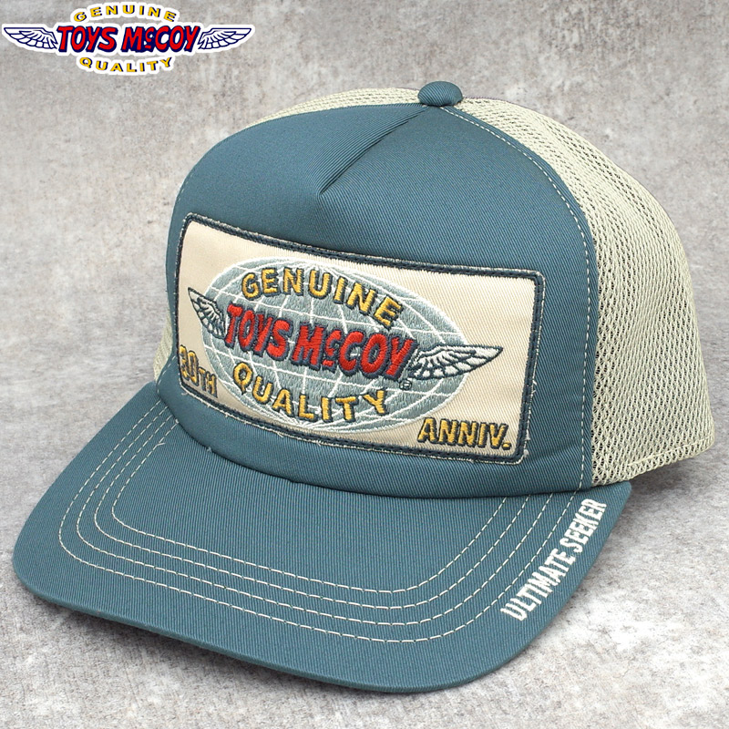 TOYSMcCOY トイズマッコイ #TMA2602 メッシュキャップ TOYS McCOY『30TH ANNIV.』 CAP 帽子 野球帽 ワッペン パッチ メンズ レディース 男性 女性 アウトドア カジュアル アメカジ 夏 30周年