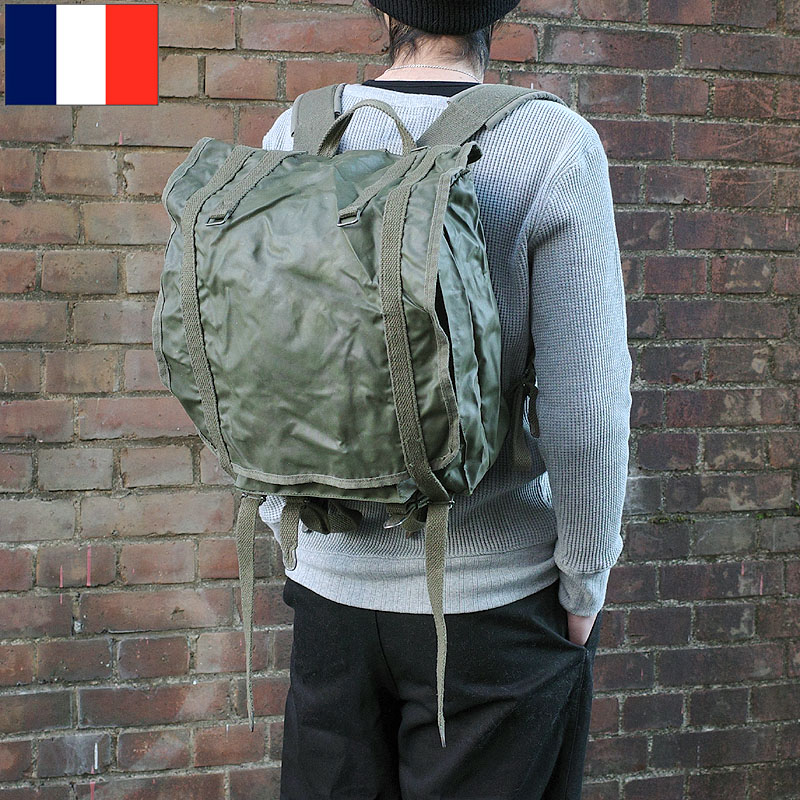 フランス軍実物 F2バックパック 90L CCE迷彩 レインカバー付き フランス軍放出品 F-2バックパック 90L CCE迷彩 [ ブラック