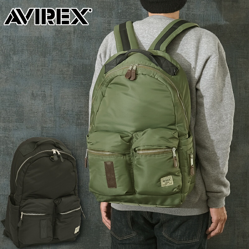 AVIREX アビレックス #7834976010 ニュー フライト ナイロン バックパック バッグ 鞄 カバン メンズ レディース 男性 女性 リュック カジュアル アメカジ デイパック