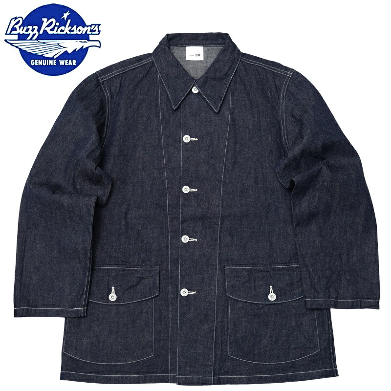 BUZZ RICKSON'S バズリクソンズ #BR15302 U.S. ARMY デニム ワーキング ジャケット ワークコート メンズ 男性 アウター ブルゾン トップス アメカジ デニムブラウス