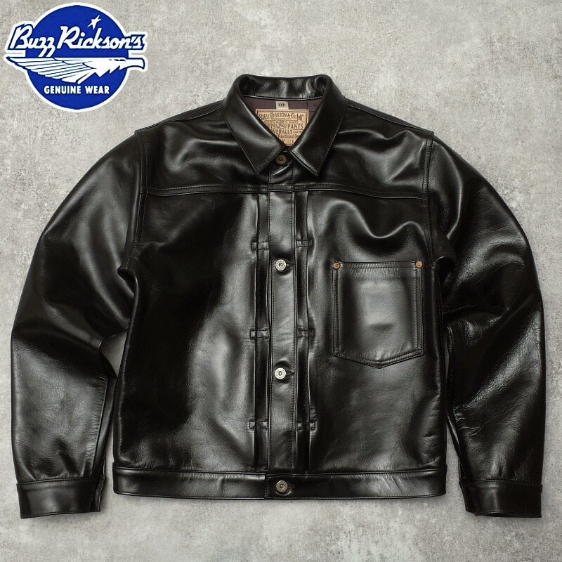 楽天市場】BUZZ RICKSON'S バズリクソンズ #BR80665 ブラック レザー