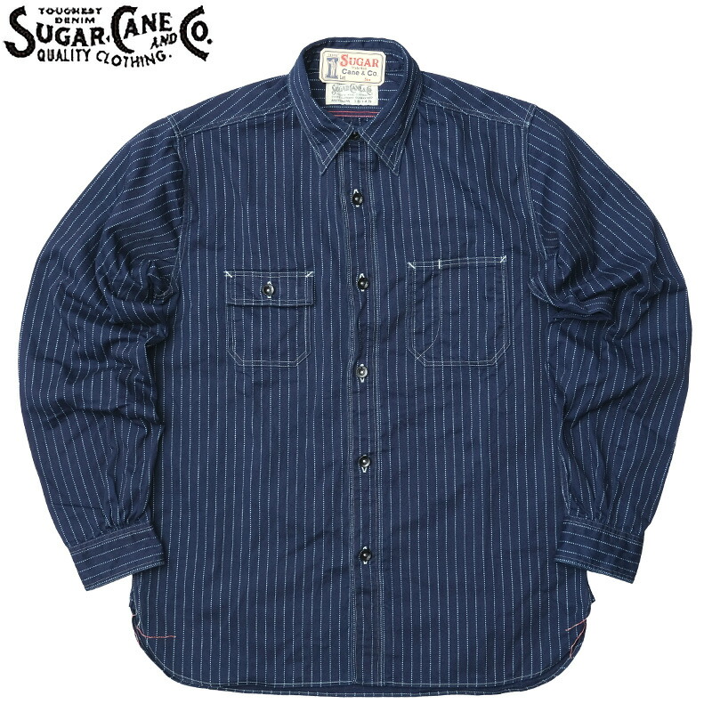 楽天市場】【Ues（ウエス）】WABASH STRIPE WORK SHIRT ウォバッシュ