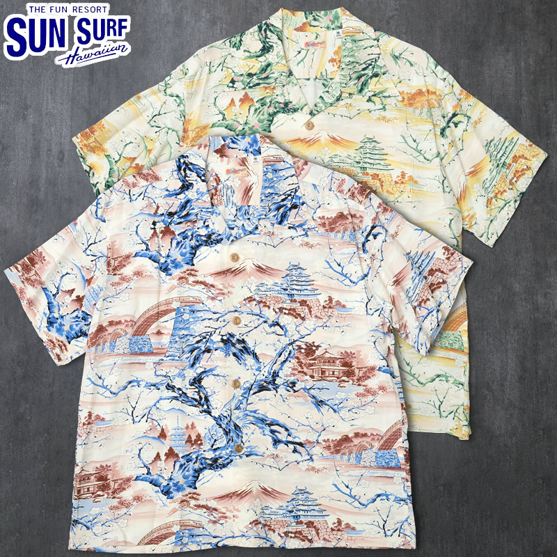 sun surf アロハ　サイズS 楽天市場】SUNSURF サンサーフ #SS39422 半袖 レーヨン アロハ