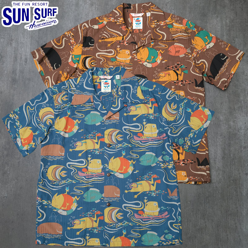 楽天市場】SUNSURF サンサーフ #SS39538 半袖 ドビーコットン オープン