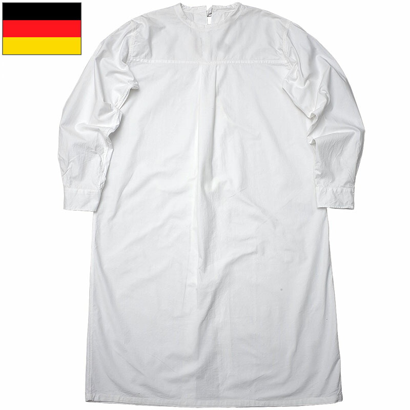 【楽天市場】ドイツ軍 メディカルスモック ホワイト デッドストック JC156NN サージカルガウン オペレーションコート 羽織り 袖付き