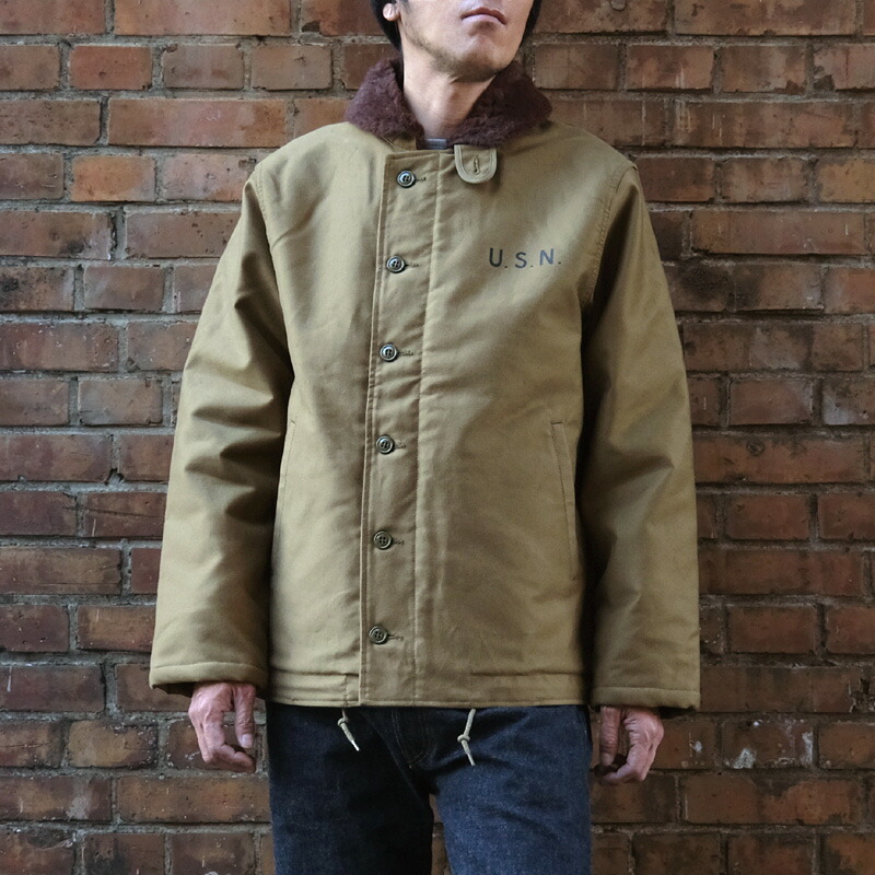 15%OFF！■HOUSTON ヒューストン #51131 アルパカ N-1デッキジャケット N1 メンズ 男性 ジャケット 裏ボア ミリタリージャケット ブルゾン アメリカ海軍 アウター 冬 防風 レプリカ ユニオン｜SEABEES Military Mega Store 32,089円