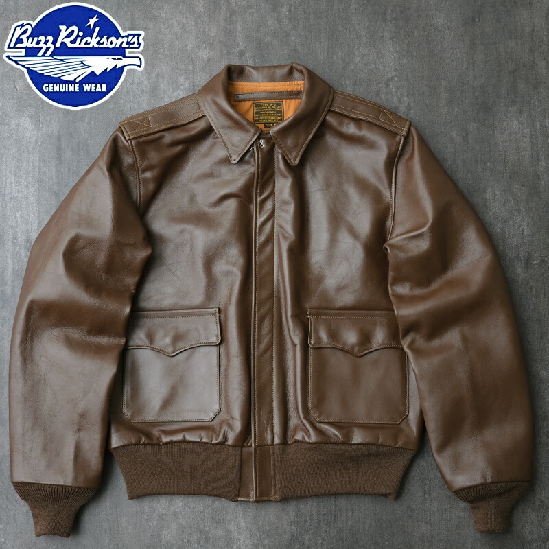 BUZZ RICKSON'S バズリクソンズ #BR80659 A-2 フライト ジャケット『A.C. No.W535 ac 29191 BUZZ RICKSON MFG.CORP.』 A2 メンズ 男性 アウター ブルゾン ミリタリー 本革 レザー 皮 革ジャン アメカジ 春 秋 冬 121,000円