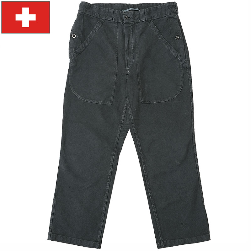 楽天市場】スイス軍 デニムパンツ アルミボタン USED PP039UN オーバー