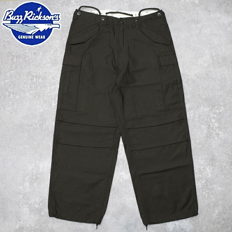 楽天市場】Buzz Rickson's ブラックN-51カーゴパンツBLACK M-51