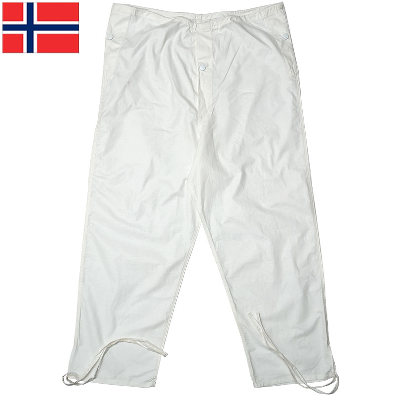 楽天市場】1点ならメール便可 ノルウェー軍 スノーカモパンツ スナップ