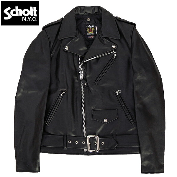 Schott Bros. スタジャン 黒 楽天市場】Schott ショット 603US Onestar Riders Leather