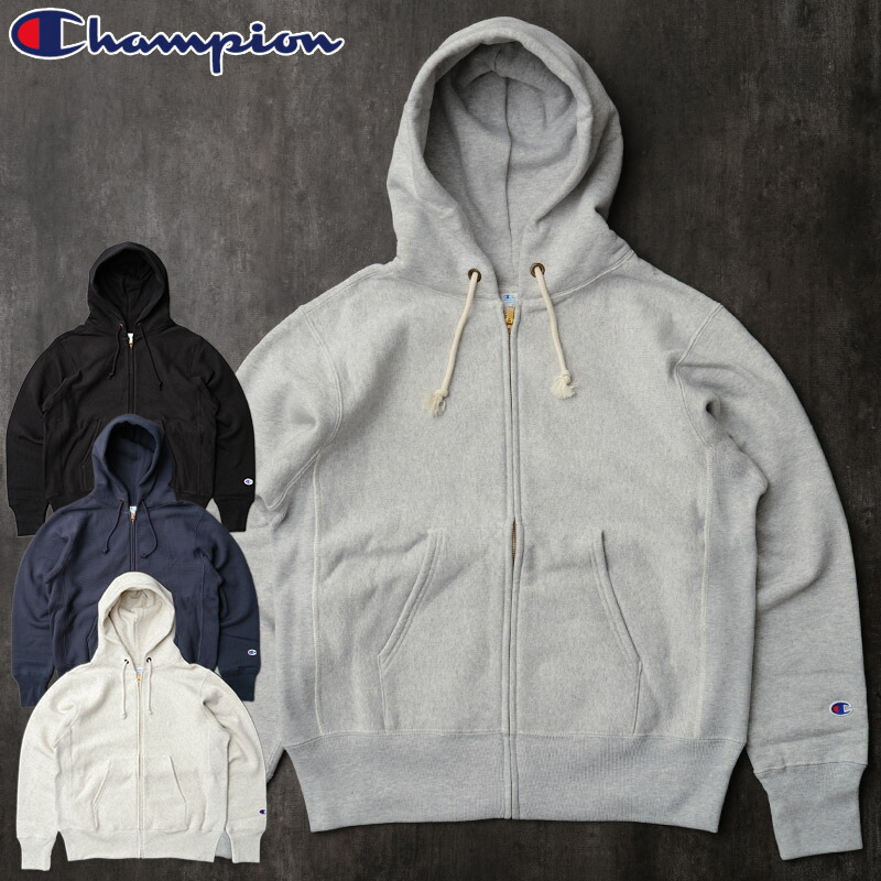 15%OFF！■Champion チャンピオン #C3-Y134 リバースウィーブ(R) ジップアップフーデッドスウェットシャツ 11.5oz テリーフリース 長袖スウェットパーカー 羽織 ジップパーカーフードメンズ レディース 男性 女性 ユニセックス トップス カジュアル アメカジ ミリタリー