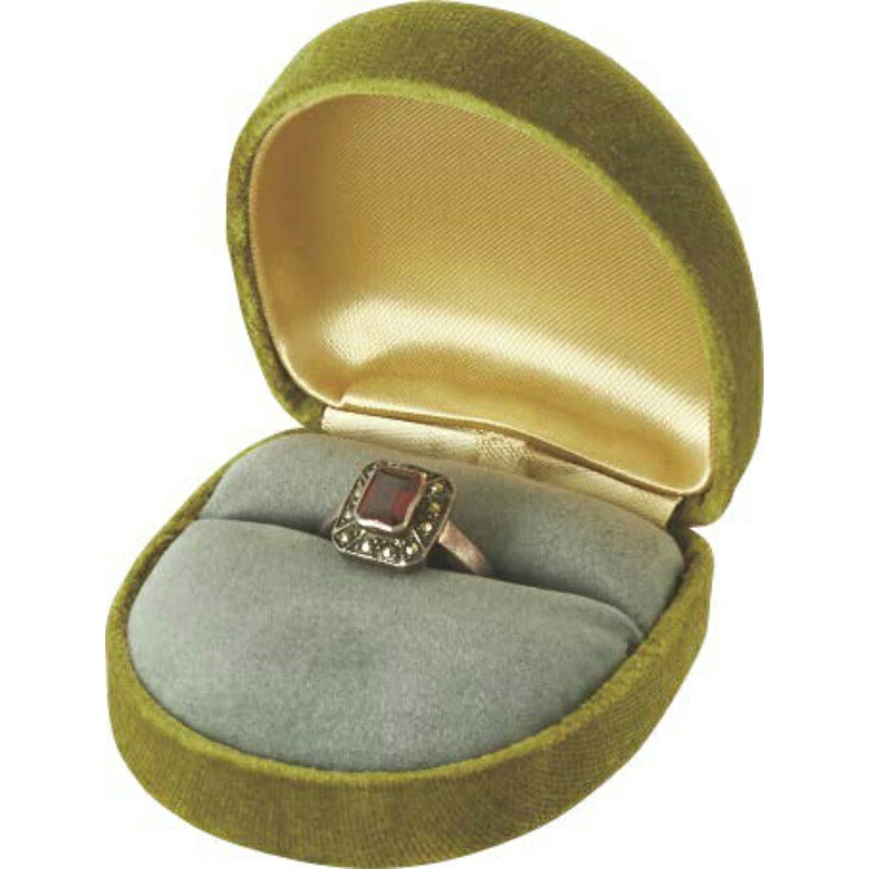 だいだい　アンティークリング ケース 本革リングケース アンティーク調リングケース 本革 6個入り AR