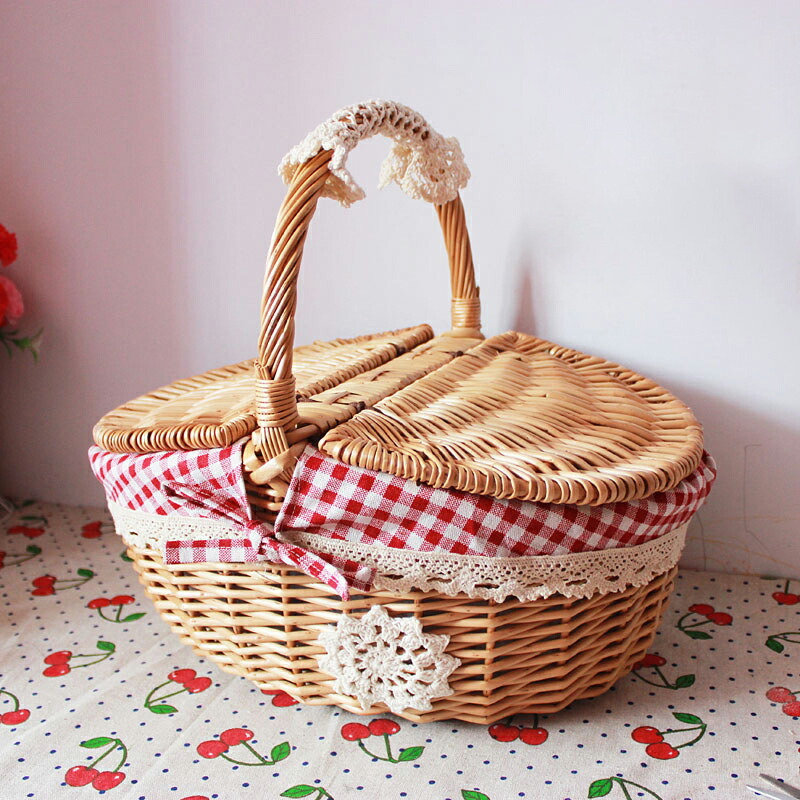 楽天市場】ピクニックバスケット ランチバスケット かご バスケット