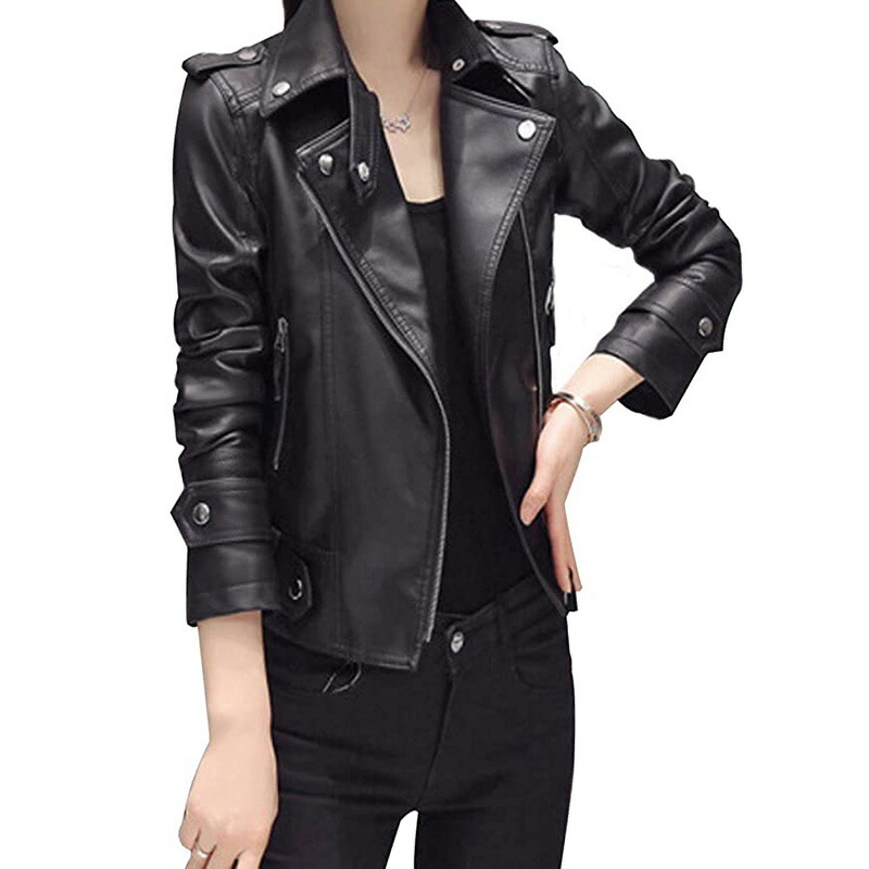 楽天市場】y□ユニクロ/UNIQLO フェイクレザー襟付き Sライダース