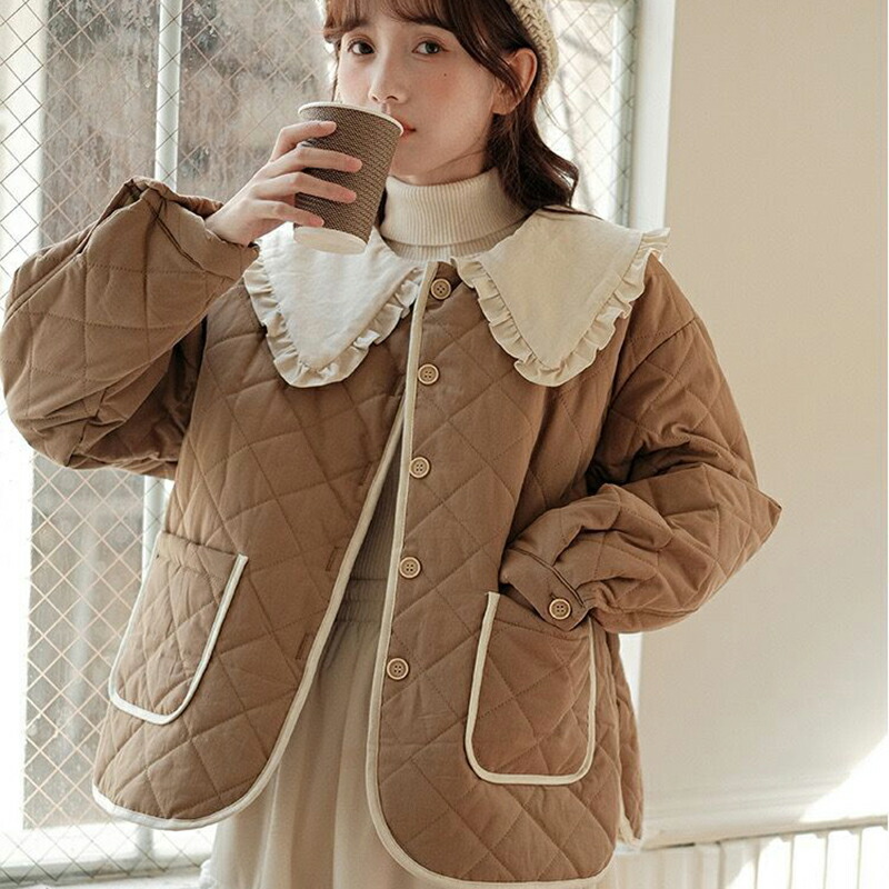 楽天市場】女子会 インスタ映え ビッグカラーキルティングジャケット