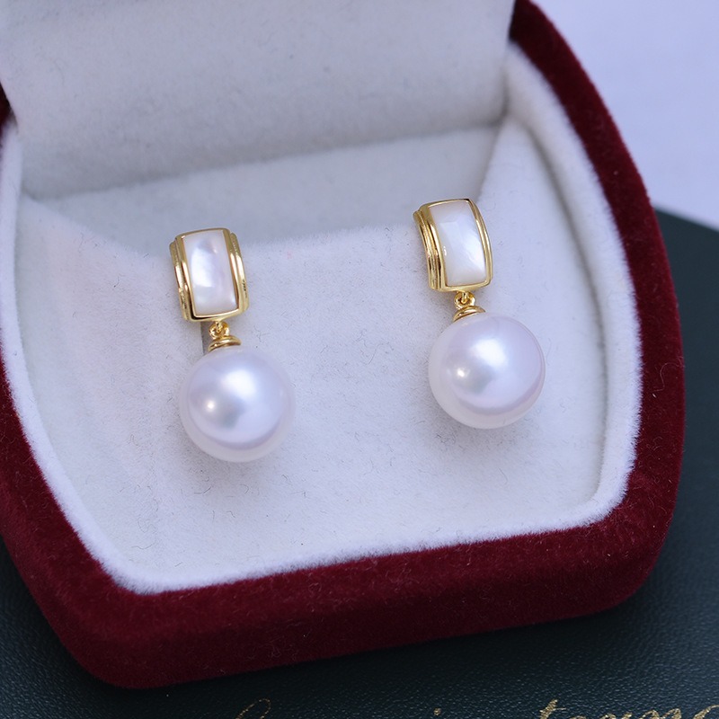 ピアス パール 本真珠 淡水パール 10mm-11mm パールピアス 卒業式 真珠 ピアス 普段使い s925 冠婚葬祭 入学式 デート 真珠ジュエリー 卒業式 両耳用 天然本真珠 淡水真珠 結婚式 パーティー 記念日 zed72｜Sea Heart