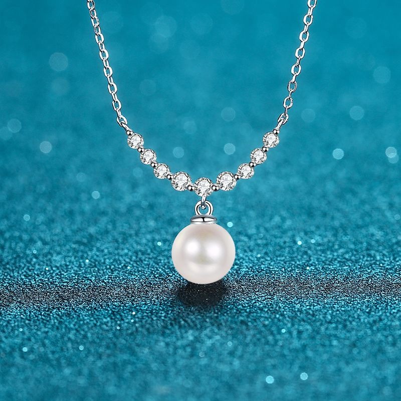 楽天市場】モアサナイト ネックレス 0.36ct シルバー925 ペンダント