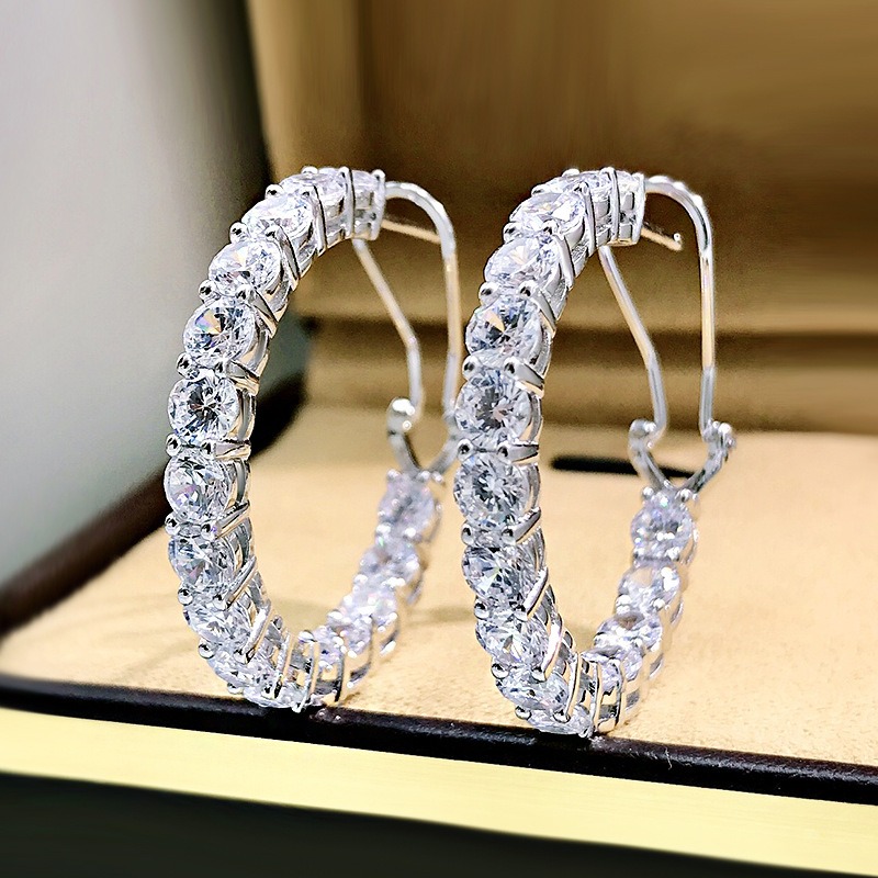 ピアス 両耳用 人工ダイヤモンド シルバー925 人工ダイヤ 人工宝石 ダイヤ ギフト 普段使い 卒業式 耳飾り パーティー 結婚式 プレゼント 誕生日 おしゃれ レデイーズ 人気 可愛い 華やか bed63｜Sea Heart