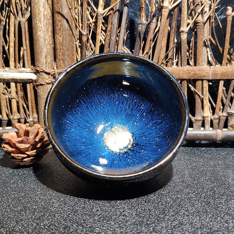 楽天市場】抹茶碗 抹茶茶碗 天目茶碗 曜変天目茶碗 茶道具 お