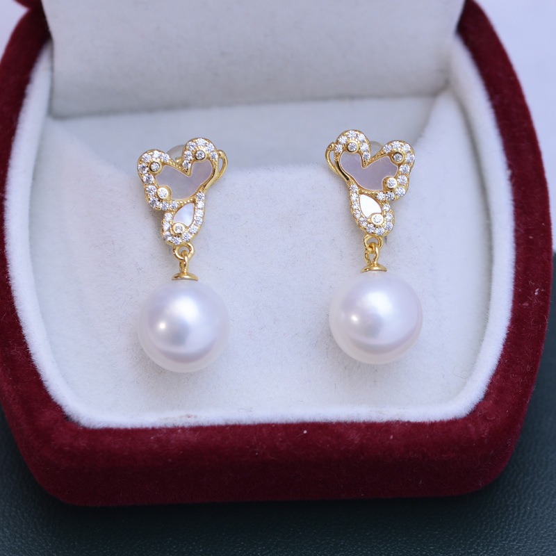 ピアス パール 本真珠 淡水パール 10-11mm パールピアス 卒業式 真珠 ピアス 普段使い s925 冠婚葬祭 入学式 イヤリング 天然本真珠 淡水真珠 結婚式 成人式 記念日 一粒 真珠ジュエリー 両耳用 zed61｜Sea Heart