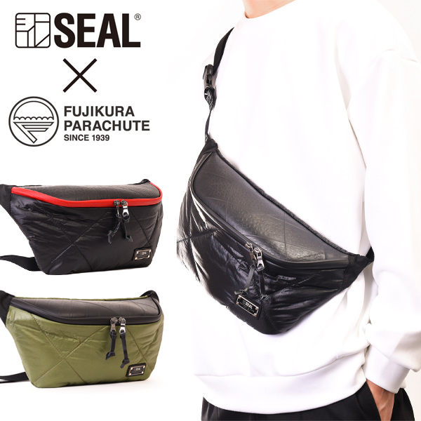 SEAL x FUJIKURA Parachute Waist Body Bag AIR MODEL L size (FS-025) - SEAL  Brand International