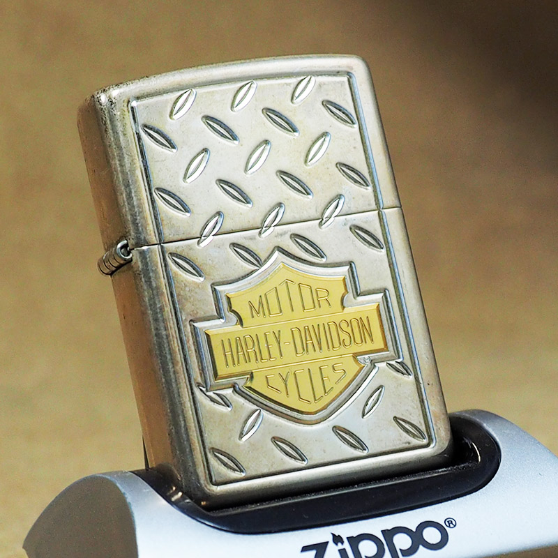 ハーレーダビットソン zippo 1994年製 金 サイドメタル | Zippo