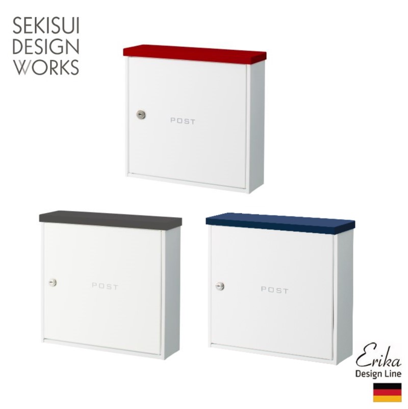 郵便ポスト Max Knobloch社 日本総販売元【Erika Design Line】エリカデザインライン　BEVERLY（ビバリー）★おしゃれ 壁掛け 壁付け スタンド スタンドタイプ 門柱 大きい セキスイデザインワークス公式