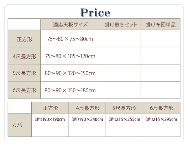 こたつ布団セット小紋柄こたつ布団こたつ用掛け布団4尺長方形(80×120cm)天板対応