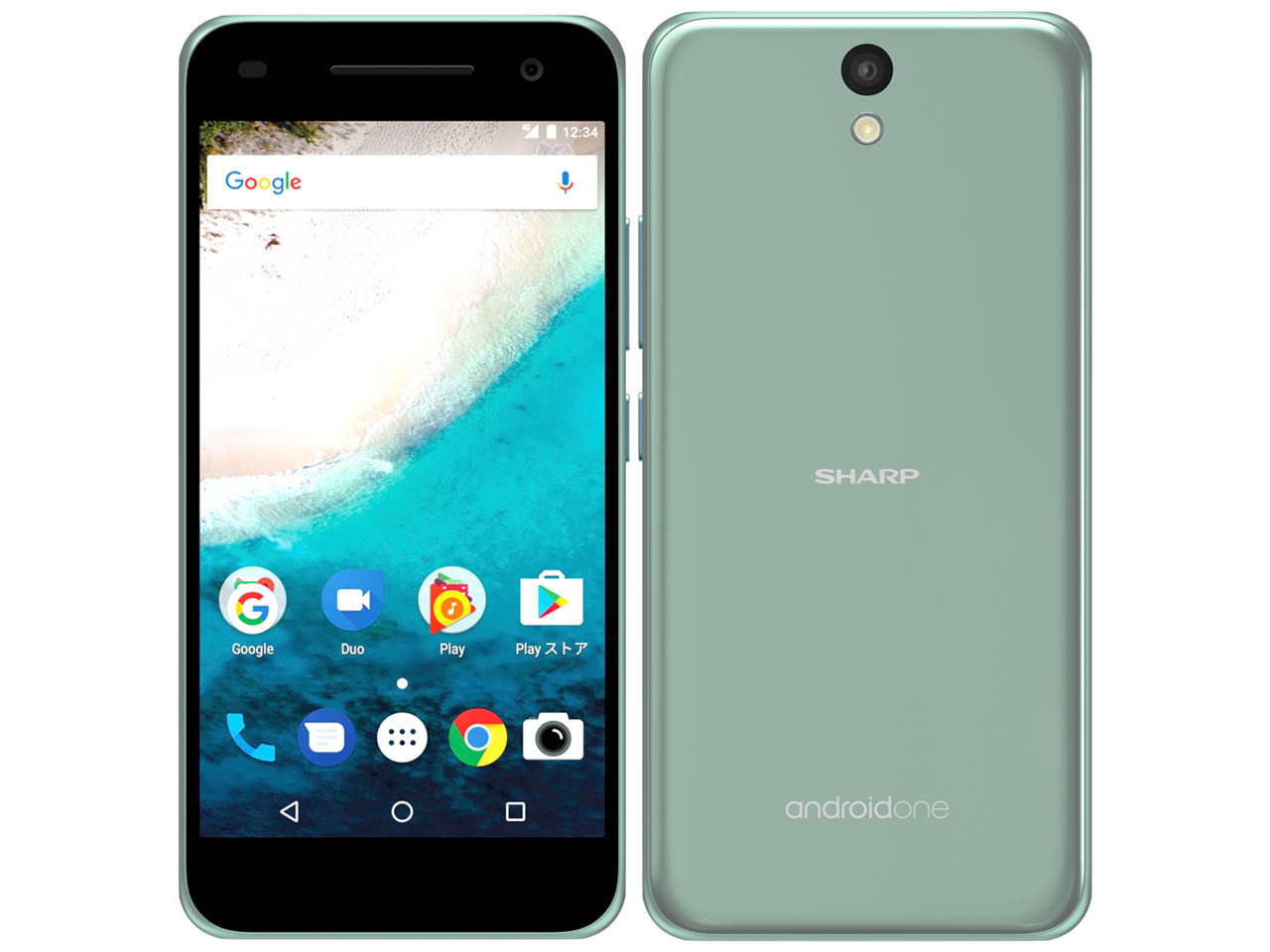 在庫有】 SIMフリー 元ワイモバイル SHARP Android One X1 ミントグリーン 標準セット 利用