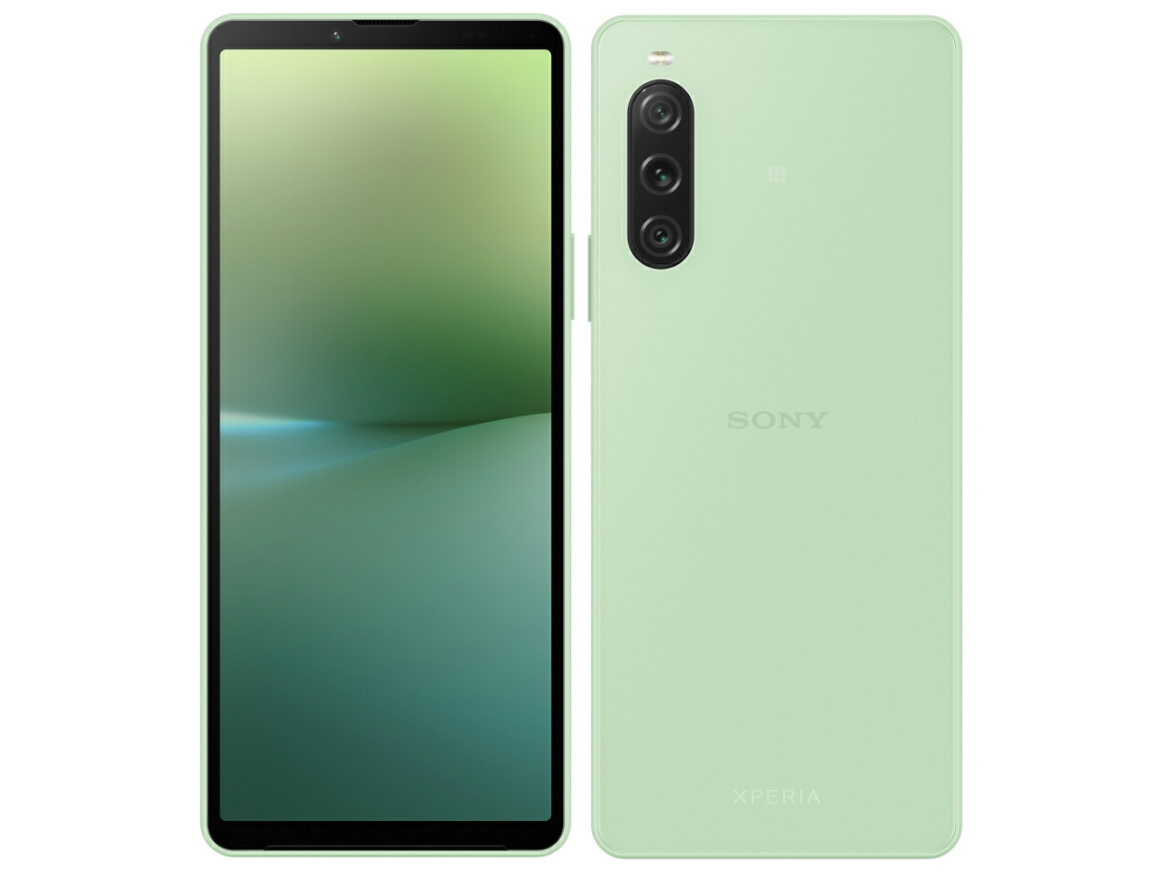 【中古】A+ランク【未使用に近い】 SIMフリー A302SO SONY Xperia 10 V セージグリーン 利用制限▲(赤ロム永久保証) 送料無料