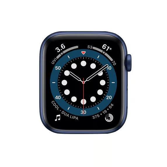 【中古】Bランク【やや傷や汚れあり】 SIMフリー Apple(アップル) Apple Watch Series6 44mm GPS+Cellularモデル ブルーアルミニウムケース バンド無し 本体のみ 利用制限-白ロム) 送料無料