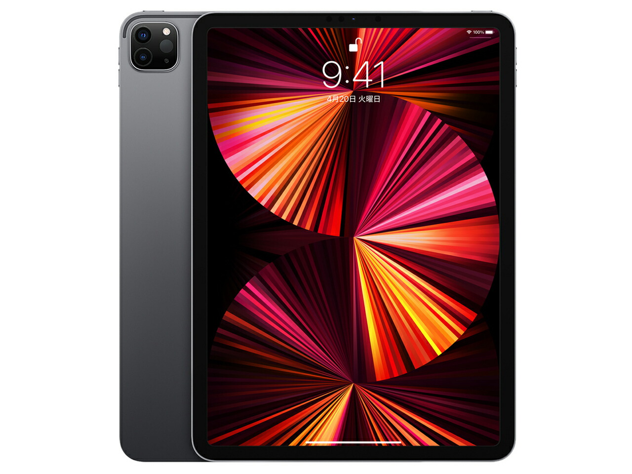 【中古】Cランク【傷や汚れあり】 iPad Pro 12.9(第3世代) 64GB WIFI スペースグレイ 利用制限ー(白ロム) 送料無料