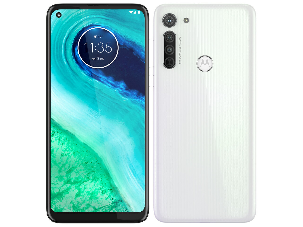 【中古】Cランク【傷や汚れあり】 SIMフリー Moto G8 power [64G] パールホワイト 利用制限-(白ロム) 送料無料 8,985円