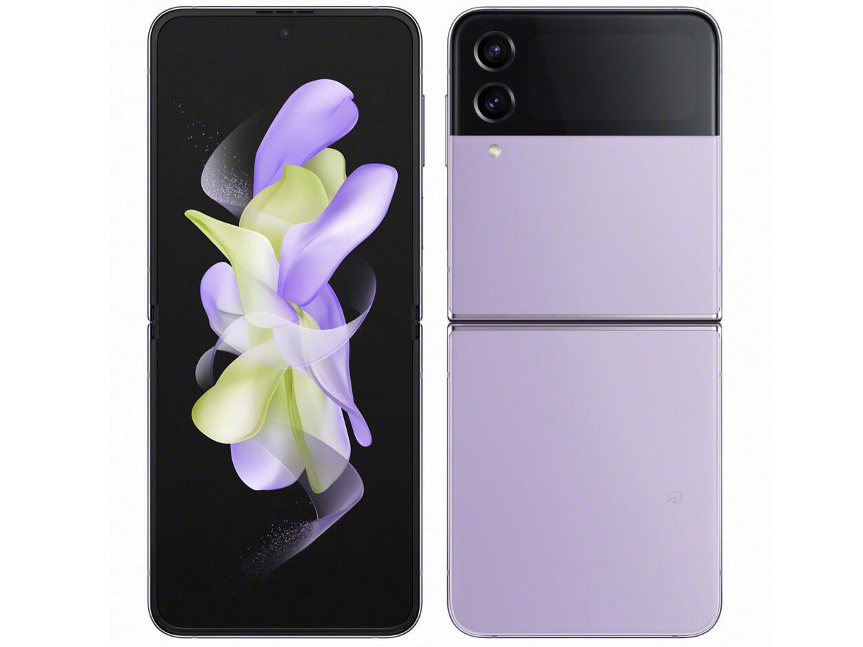 【中古】Bランク【やや傷や汚れあり】 SIMフリー SCG17 SAMSUNG Galaxy Z Flip4 ボラ パープル 利用制限〇(白ロム) 送料無料