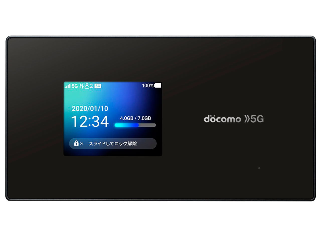 【未使用・本体のみ】 SH-52A SHARP Wi-Fi STATION ブラック 本体のみ 利用制限－(白ロム) 送料無料