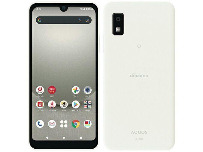 AQUOS S3 SH-53D ホワイト AQUOS wish 「新品 未使用 白ロム ] Simフリー wish3 SH-53D