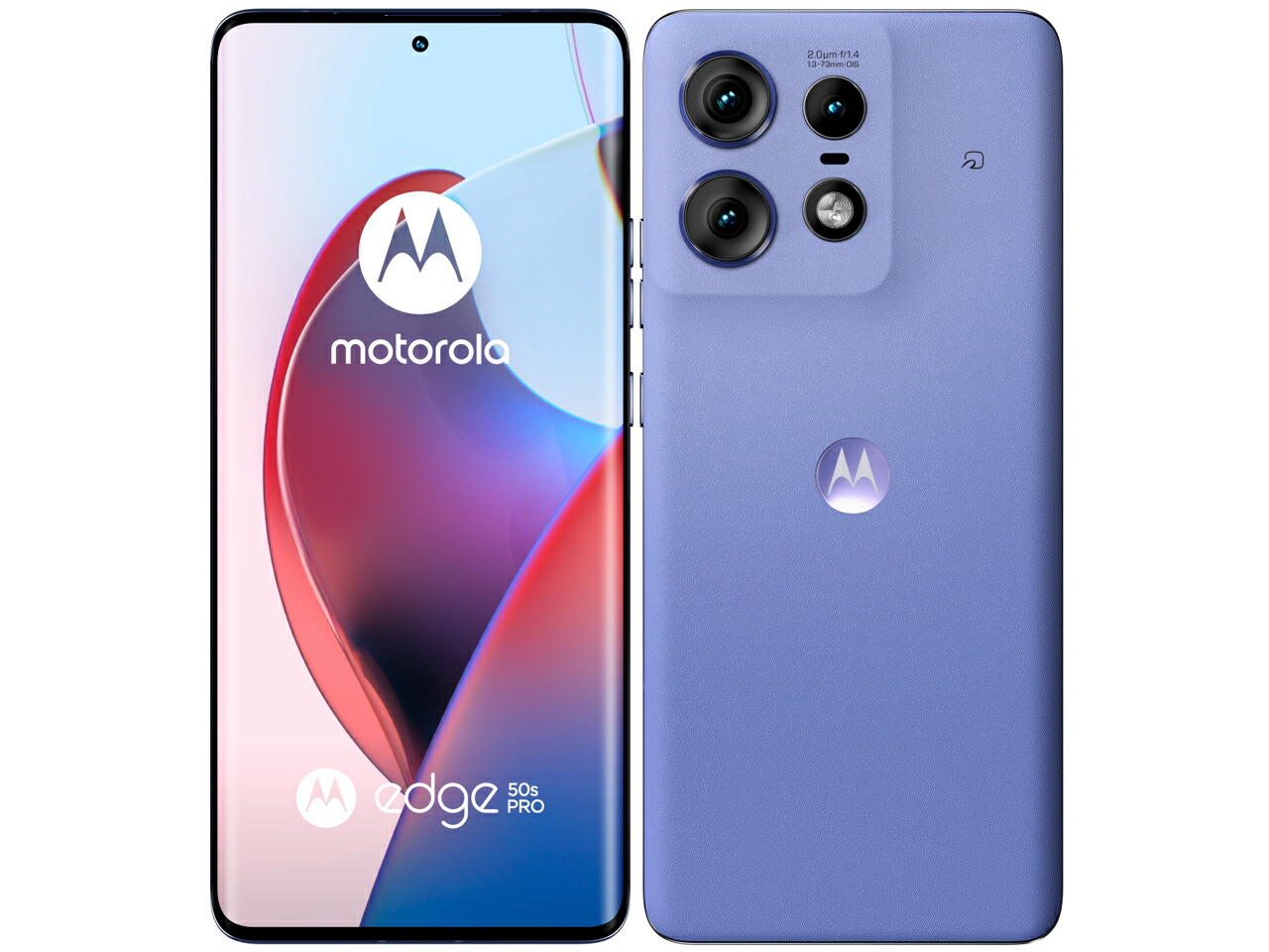 【中古】C序列付ける【傷や汚れた状態あり】 SIM無償性 motorola edge 50s pro XT2403-5  リュクスラベンダー 受け入れる押さえる〇(白ROM) 貨物輸送無料