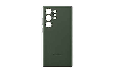 【新品・未当て嵌める】SAMSUNG完全無欠品 Galaxy S23 Ultra Leather Case 緑であること スマホケース EF-VS918LGEGJP 貨物輸送無料