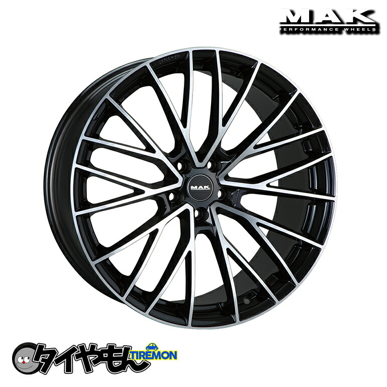 楽天市場】4本セット ホイールのみ MAK STURM グロスブラック 21インチ