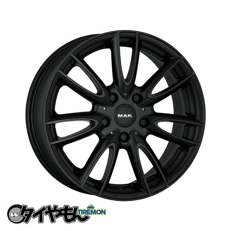 楽天市場】『ホイール4本セット』MAK WHEELS JACKIY Matte Black