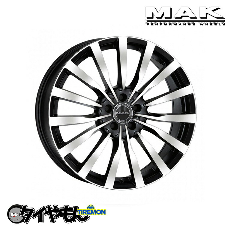 楽天市場】MAK エボ 18インチ 5H112 8J +48 4本セット GB