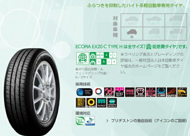 ブリヂストン 155 65r14 エコピア Exc エコピア Ssr Typeh 夏タイヤ 4本セット価格 ブリヂストン 低燃費タイヤ 長持ち 転がり抵抗a ウェットグリップb ハイト系軽自動車用 155 65 14 ブリヂストン 155 65r14 エコピア Exc エコピア Ssr Typeh 夏タイヤ 4本セット価格 ブリヂストン 低燃費タイヤ 長持ち 転がり抵抗a ウェットグリップb ハイト系軽自動車用 155 65 14