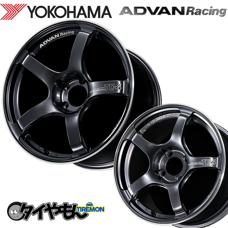 ADVAN RACING GT 18 8.5J +51 2本 - 自動車タイヤ/ホイール