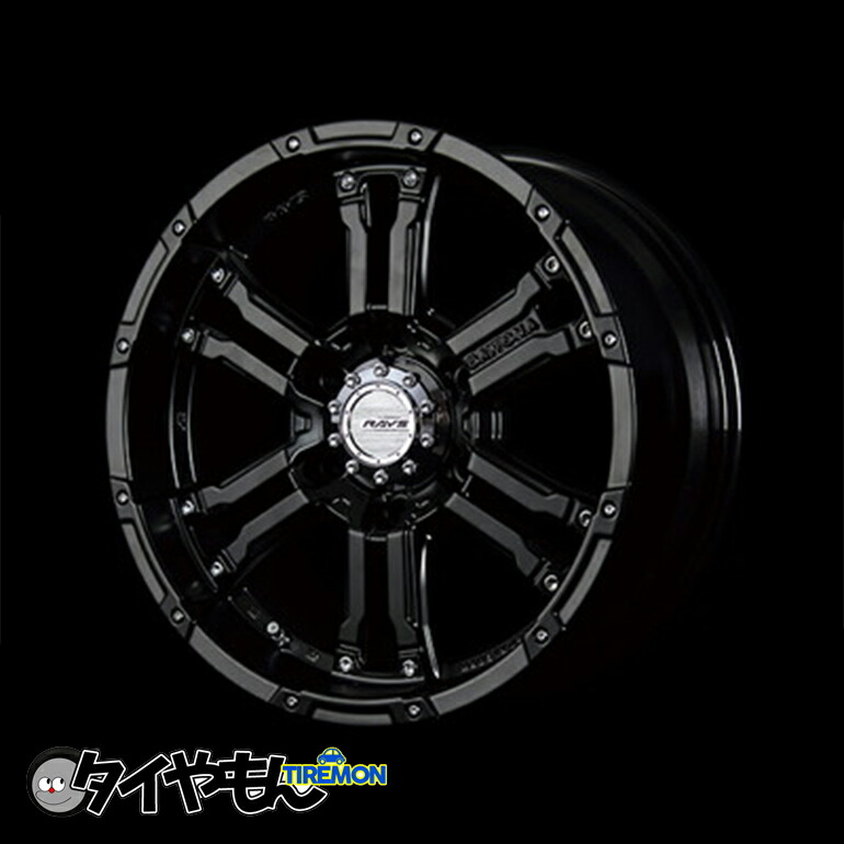 4本セット レイズ デイトナFDX 16x6.5J 6/139.7 +38 DK BFグッド
