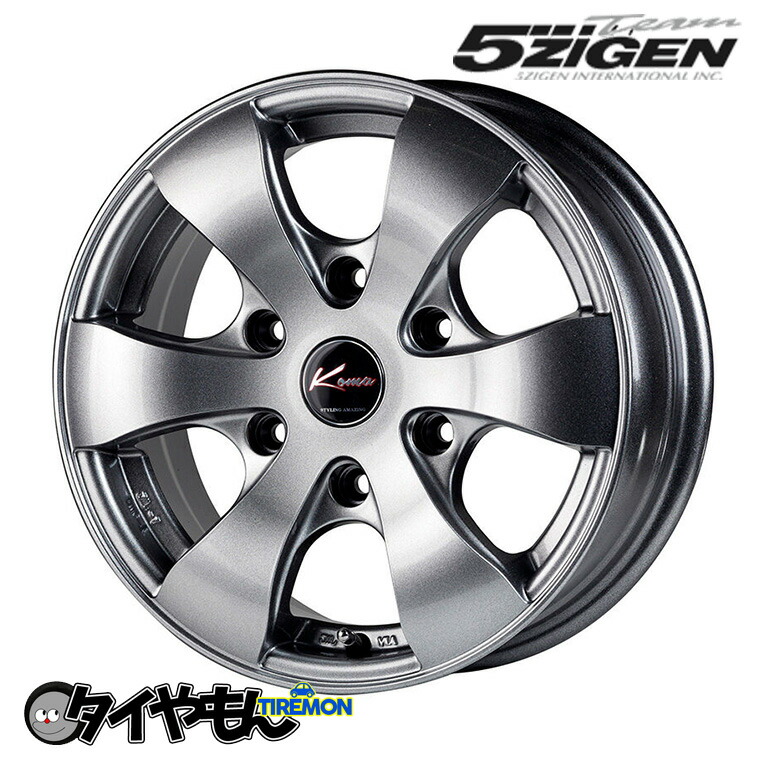 85%溝有！5ZIGEN KOMA2 ハイエース用 15インチ ×6J +33 85%溝有！5ZIGEN KOMA2 ハイエース用 15インチ ×6J +33 - メルカリ