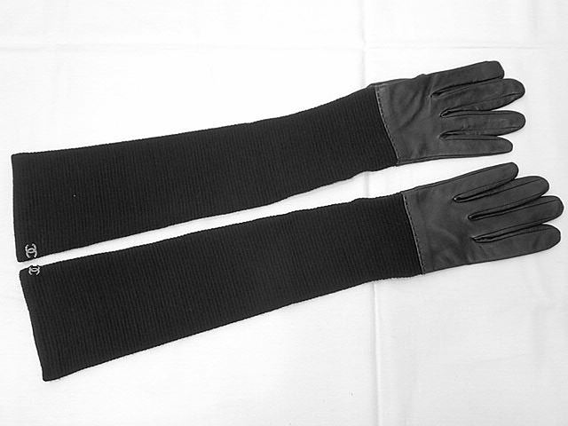 楽天市場】CHANEL シャネル チョコバー レザーグローブ 手袋 小物