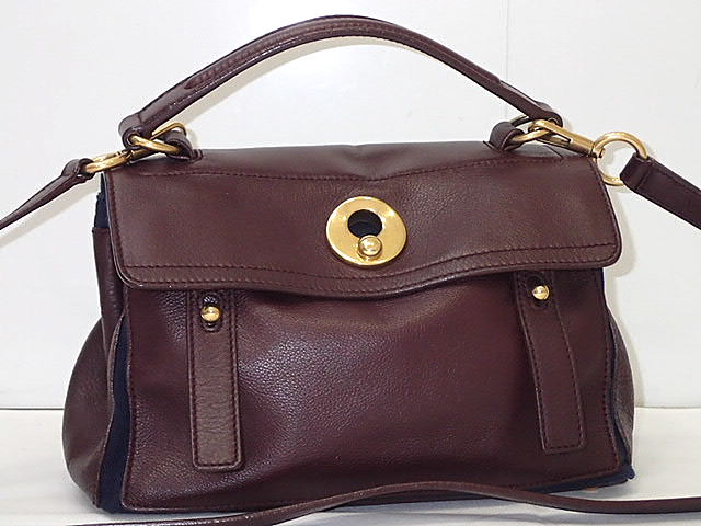 ★【送料無料】ＹＶＥＳ　ＳＡＩＮＴ　ＬＡＵＲＥＮ　イヴ･サンローラン　ミューズトゥ　スモール　ＭＵＳＥＴＷＯ　２Ｗａｙ　ハンドバッグ　283761　当店では以前49,500　【中古】レディース