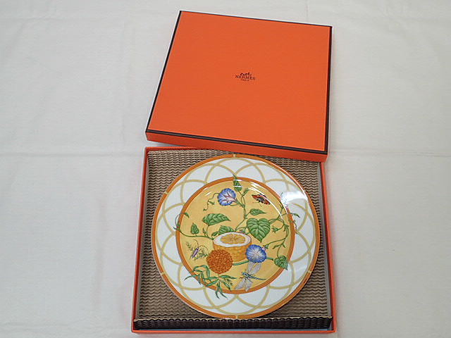 新品未使用 HERMES シエスタアイランドSiesta  プレート Hermes La Siesta Island Dinner Plate 27 cm blue porcelain