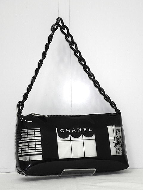 ★【送料無料】CHANEL シャネル ウィンドウ プラチェーンショルダーバッグ 当店では以前99,000 【中古】レディース